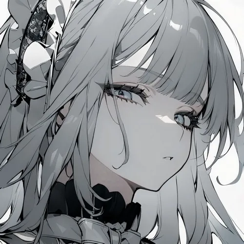 Ảnh đại diện anime cô gái ánh nhìn lạnh băng