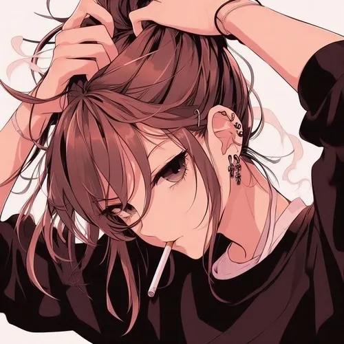 Hình profile anime nữ chiến binh ánh thép sáng