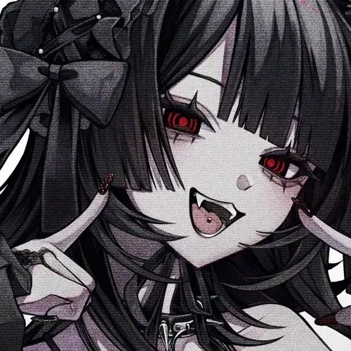 Hình đại diện anime cô gái tóc trắng trầm