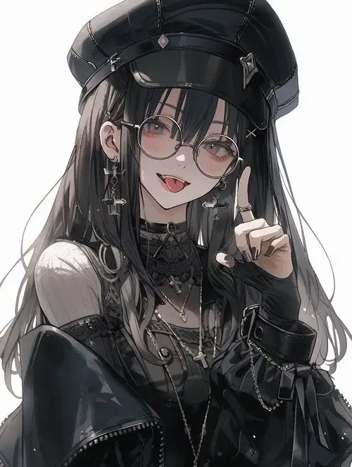 Avatar Instagram anime nữ ánh bạc nhẹ