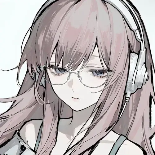 Hình đại diện Tiktok anime nữ lạnh, ánh xanh đậm