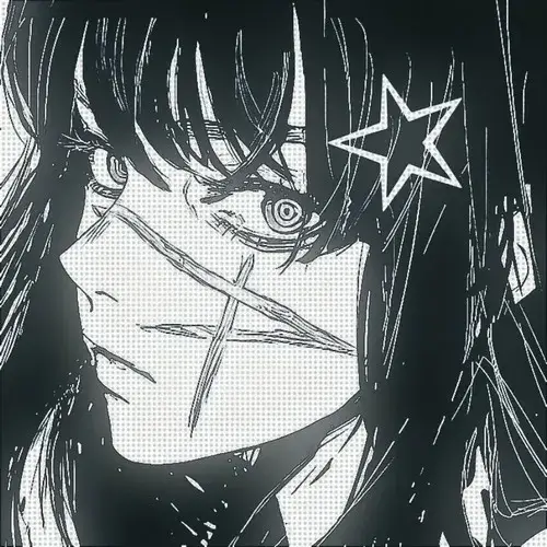 Hình đại diện Zalo nhân vật anime tông xanh đen