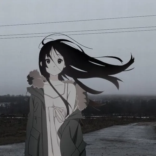 Ảnh trang cá nhân cô gái buồn, nhìn xa