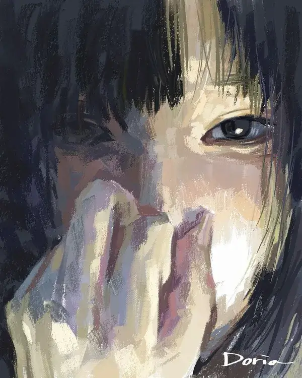 Ảnh trang cá nhân trống vắng, tone xám