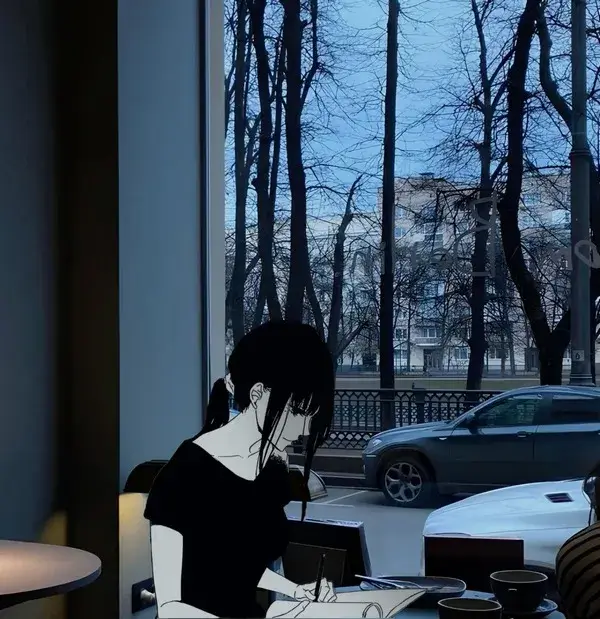 Hình profile khổ tâm mà vẫn dịu dàng