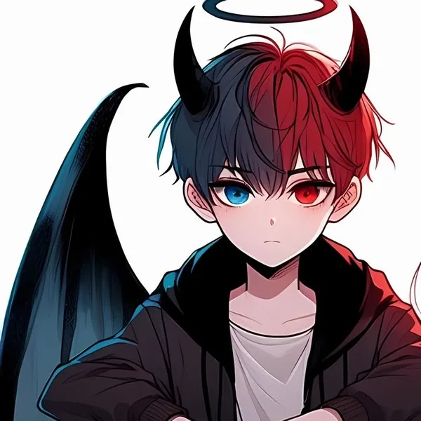 Ảnh đại diện đôi đen đỏ lạnh TikTok