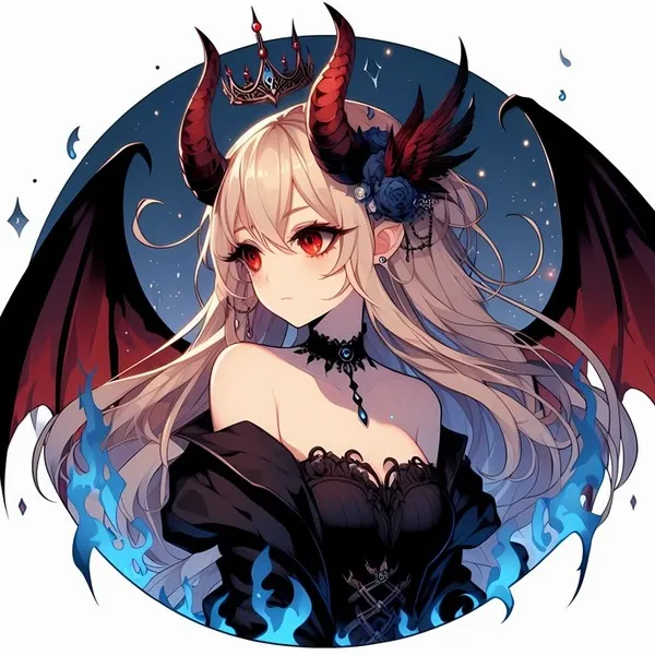 Ảnh profile đôi ngầu đen đỏ Instagram