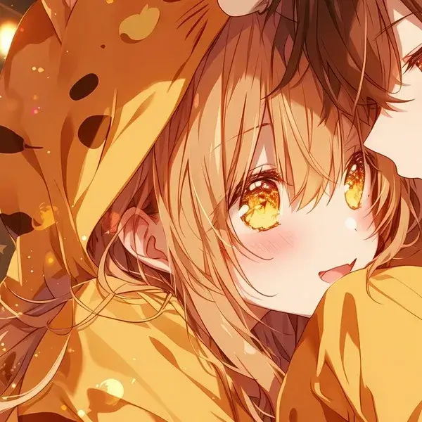 Hình profile anime đôi vibe dễ thương học trò