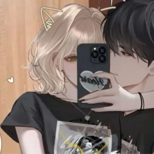 Hình đại diện anime đôi vibe nhẹ nhàng chill