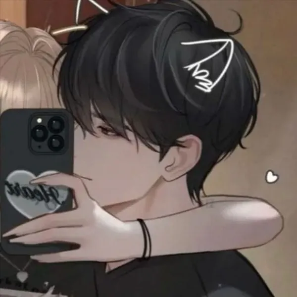 Ảnh cá nhân anime đôi cool ngầu kiểu cổ điển