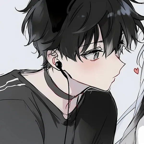 Ảnh trang cá nhân anime đôi nhẹ nhàng dễ mến