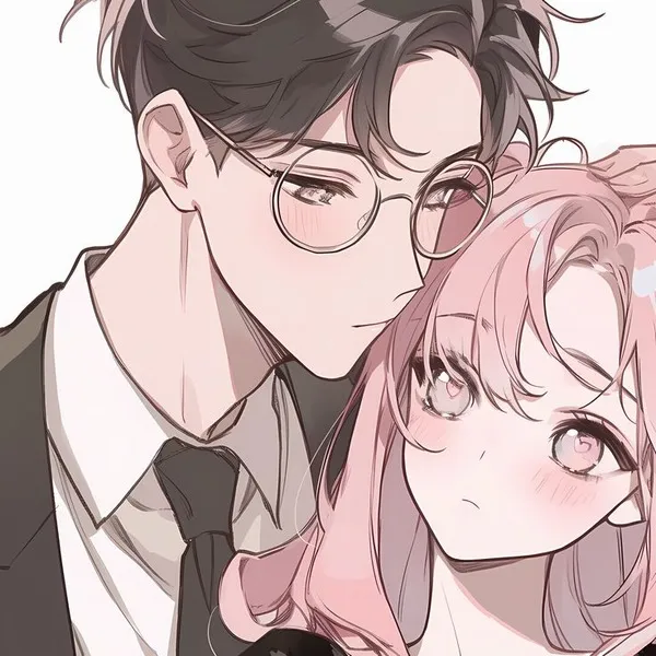Ảnh trang cá nhân anime đôi nhẹ nhàng ngọt dịu