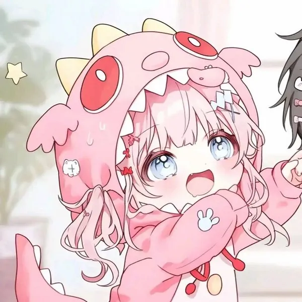 Ảnh cá nhân anime cặp đôi tone pastel