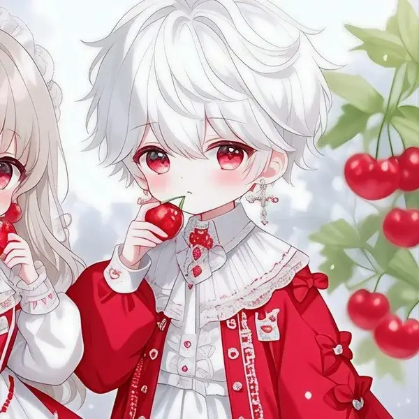 Avatar anime đôi học sinh Nhật siêu đáng yêu