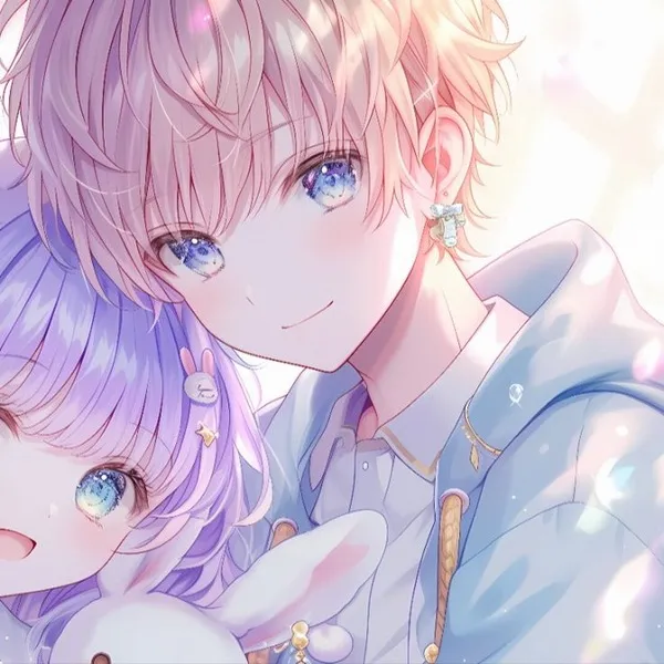 Ảnh profile anime đôi ngọt ngào vibe Nhật