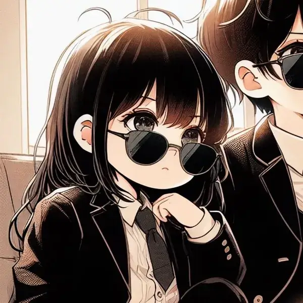 Ảnh avatar đôi anime nhẹ nhàng tinh tế