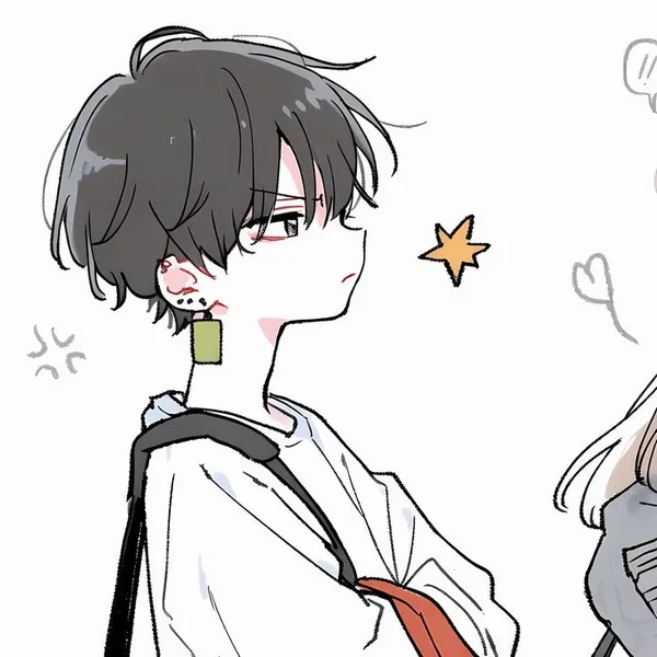 Ảnh cá nhân đôi pose dáng đối xứng