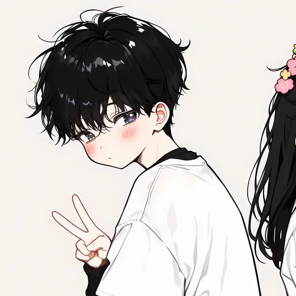 Avatar đôi chụp dưới mưa nhẹ lãng mạn