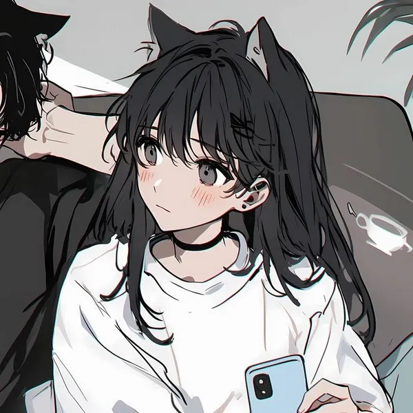 Hình profile đôi cùng đọc sách chill