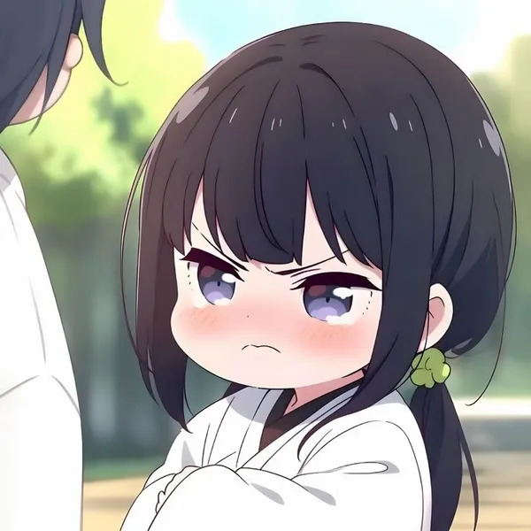 Ảnh avatar cặp chibi vui tươi trẻ trung