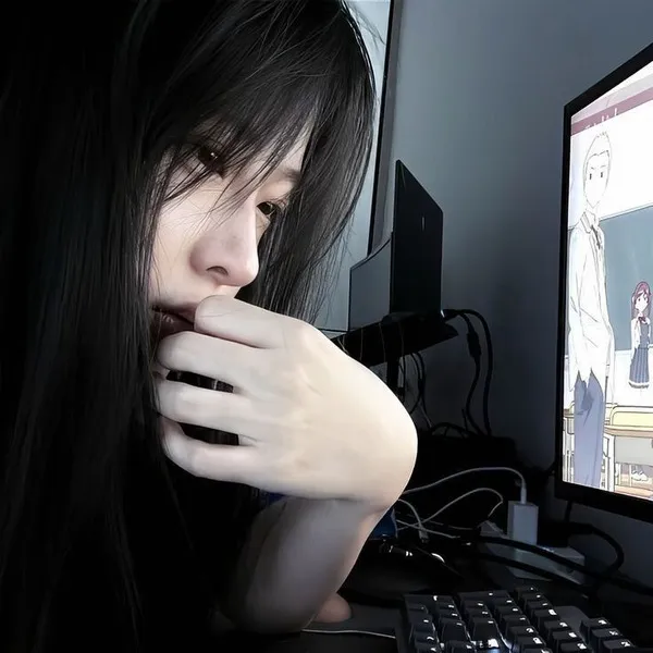 Hình profile thiếu nữ ngầu ánh sáng nhẹ