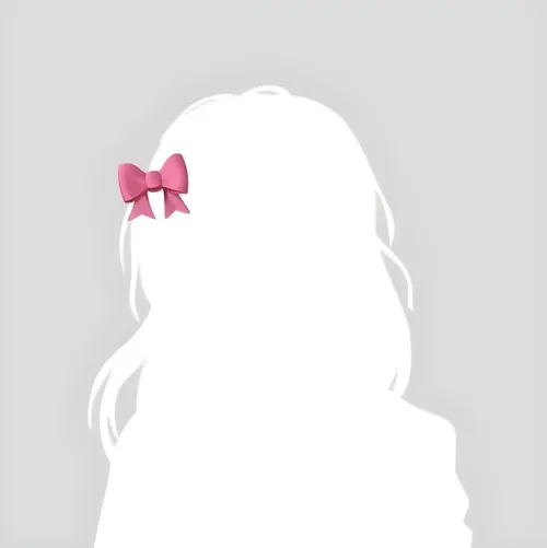 Hình đại diện Tiktok trắng nữ nơ hiện đại