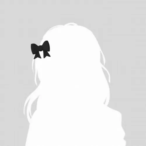 Hình đại diện Zalo trắng nữ nơ dịu dàng