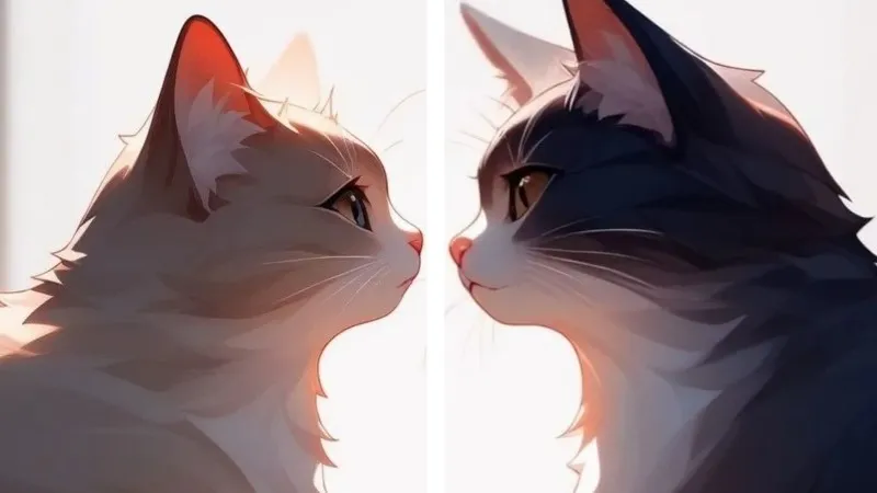 138 Tải ngay 48 Avatar Đôi Mèo cute thể hiện tình cảm đặc biệt của cặp đôi yêu Boss