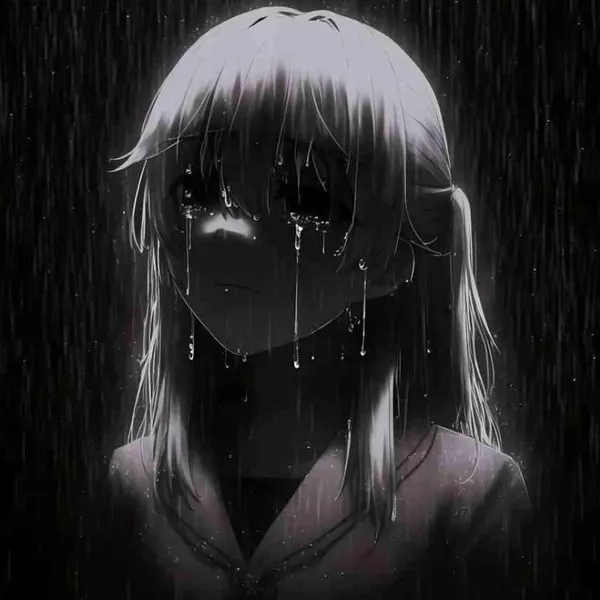 Avatar cô nhỏ thất tình, đôi mắt mờ sâu