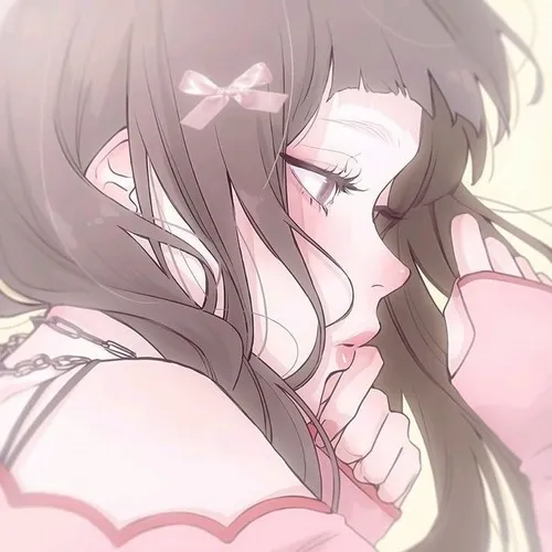 Ảnh đại diện anime đẹp nghiêng góc mặt và cảm xúc đầy cuốn