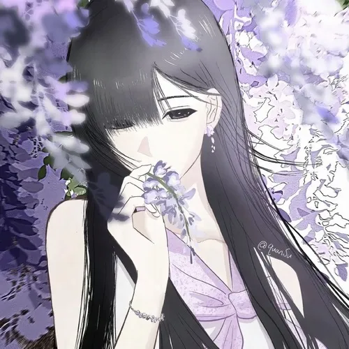 Avatar phong cách anime nhấn tiêu cự gương mặt sắc sảo