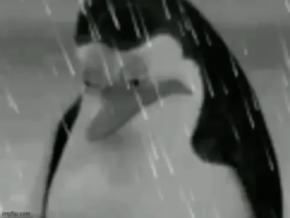 Meme hụt hẫng, khuôn mặt cúi gằm.