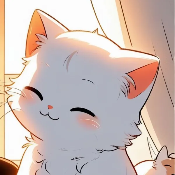 Hình profile mèo đôi đáng yêu vibe chill