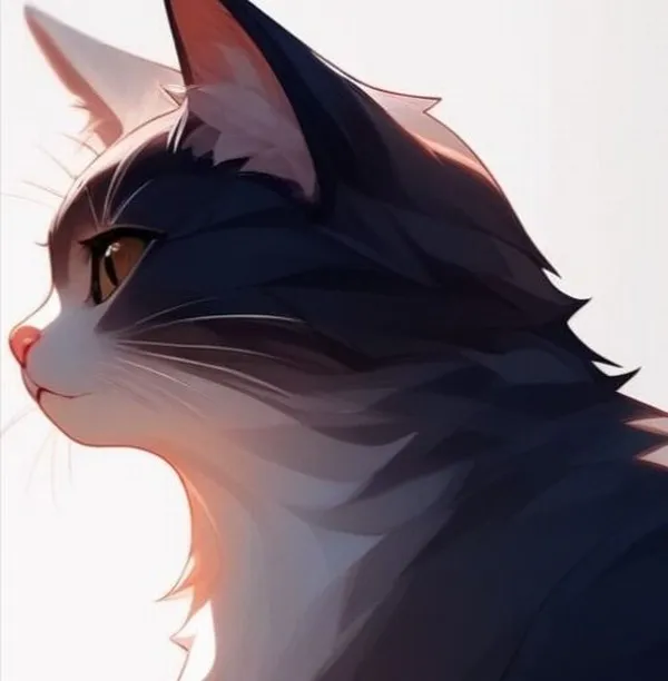 Hình profile mèo cặp ngầu kiểu lạnh lùng