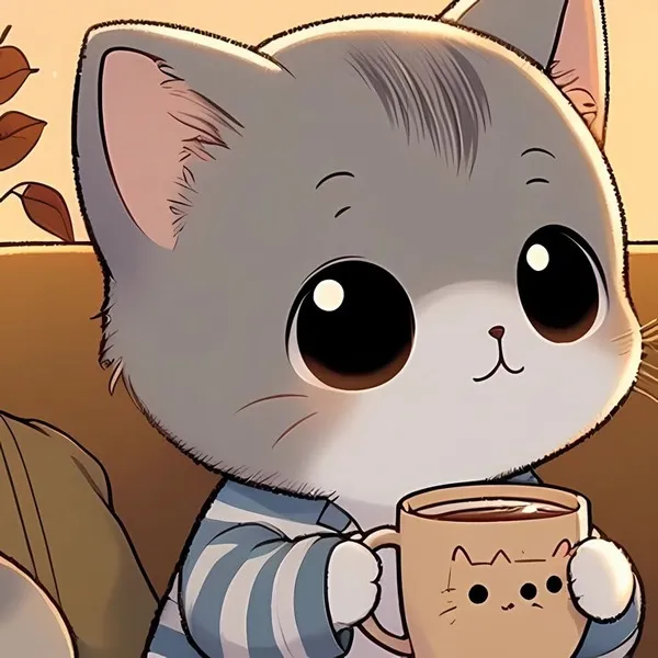 Ảnh profile mèo đôi cá tính kiểu ngầu nhẹ