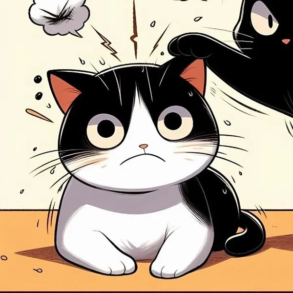 Ảnh trang cá nhân mèo đôi nhẹ nhàng tone hồng