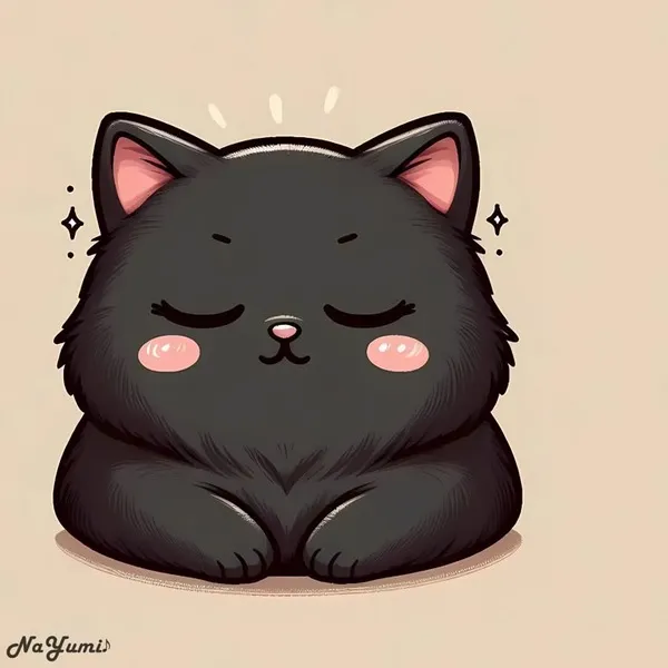 Avatar mèo đôi cute tone cam vintage