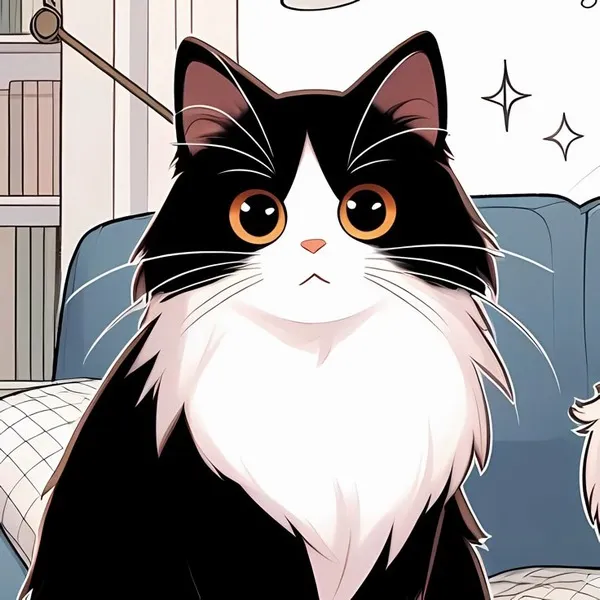 Hình đại diện mèo cặp lạnh lùng siêu cuốn hút