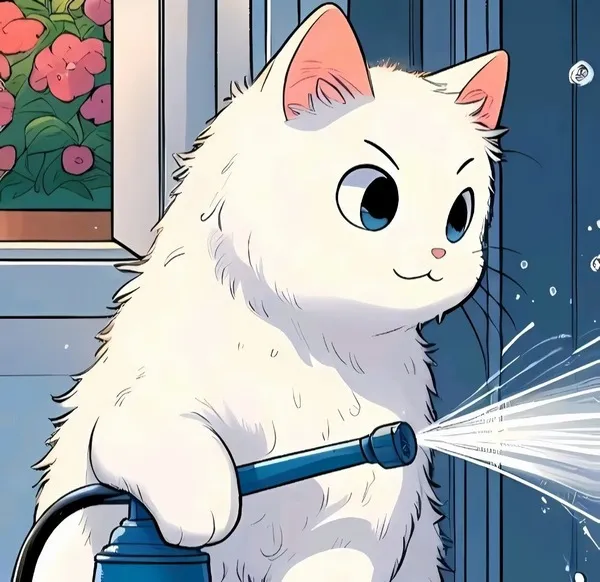 Ảnh hiển thị mèo đôi cute chuẩn gu TikTok