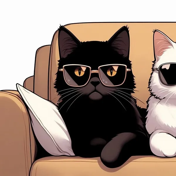 Set avatar mèo đôi cùng người ấy, nghe đã thấy vui