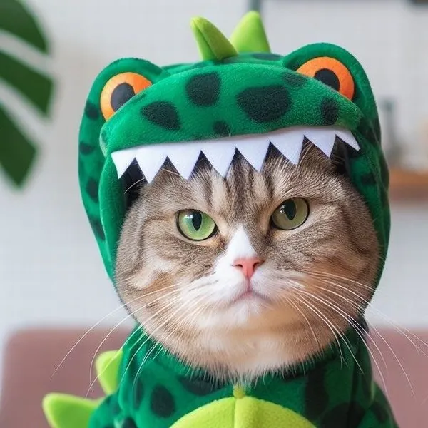 Ảnh profile mèo đôi lạnh lùng kiểu cosplay cho bạn trai