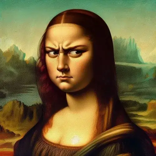 Meme Mona Lisa kiểu “thôi để đó tao lo”