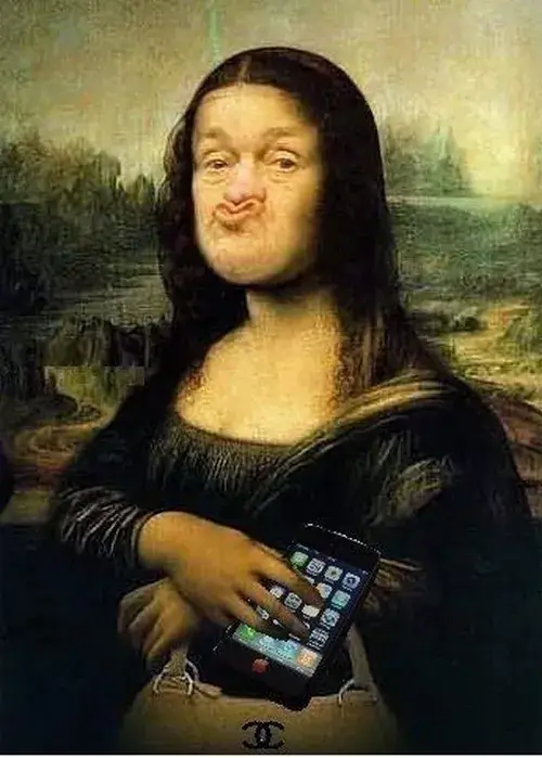 Meme hài nàng Lisa biểu cảm cạn lời thiệt sự