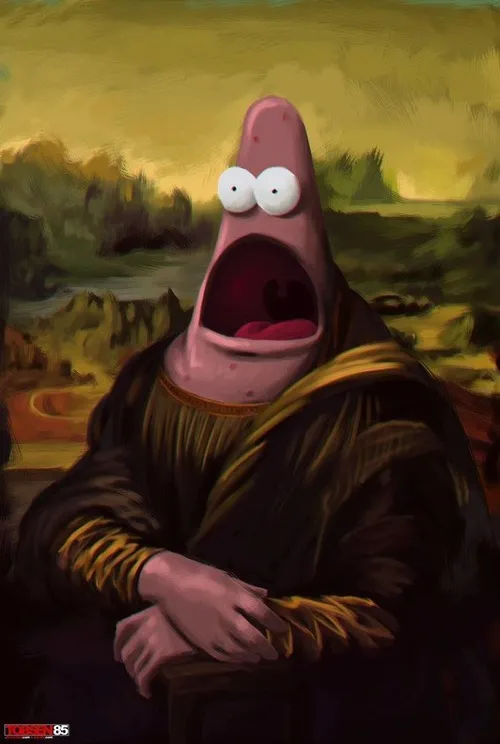 Ảnh hài Mona Lisa nhìn kiểu “tự cười cho qua”