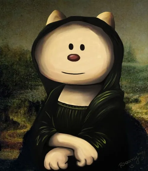 Ảnh chế Mona Lisa cười mà như không cười