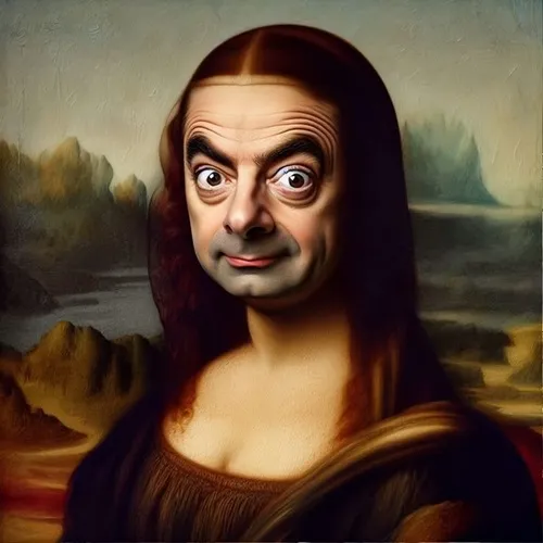 Hình troll Mona Lisa kiểu “tao không tức, thiệt luôn”