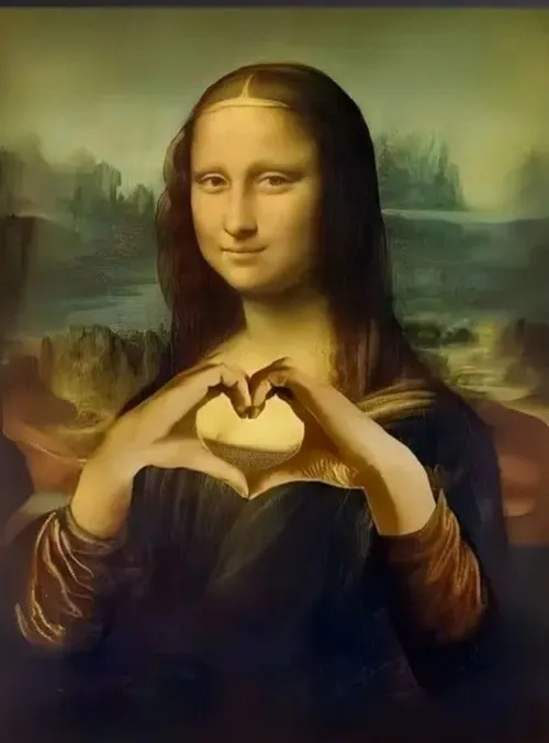 Hình chế Mona Lisa phiên bản ngầu lòi TikTok