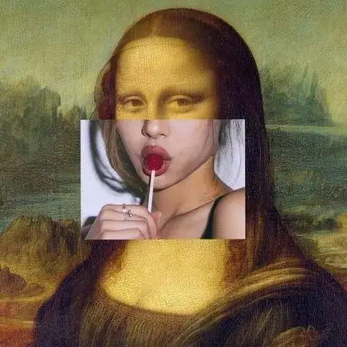 Meme hài Mona Lisa cười nhẹ mà nhây sâu cay