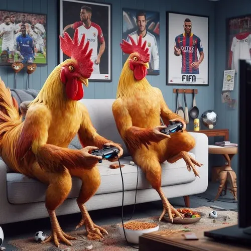 Ảnh hài gà con rơi khỏi ổ nhìn đời méo mó