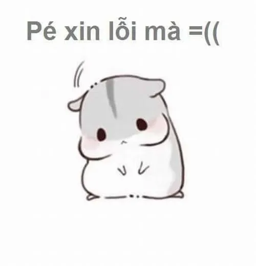 Ảnh troll có caption bé xin lỗimaf cực đúng vibe buồn